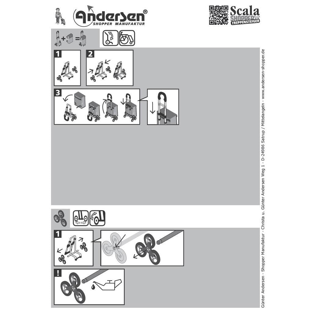 Treppensteiger Scala Shopper Hera - schwarz