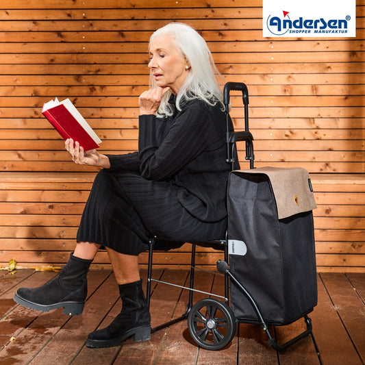 Andersen-Komfort Shopper Hera - Sand-shopping-trolley.ch