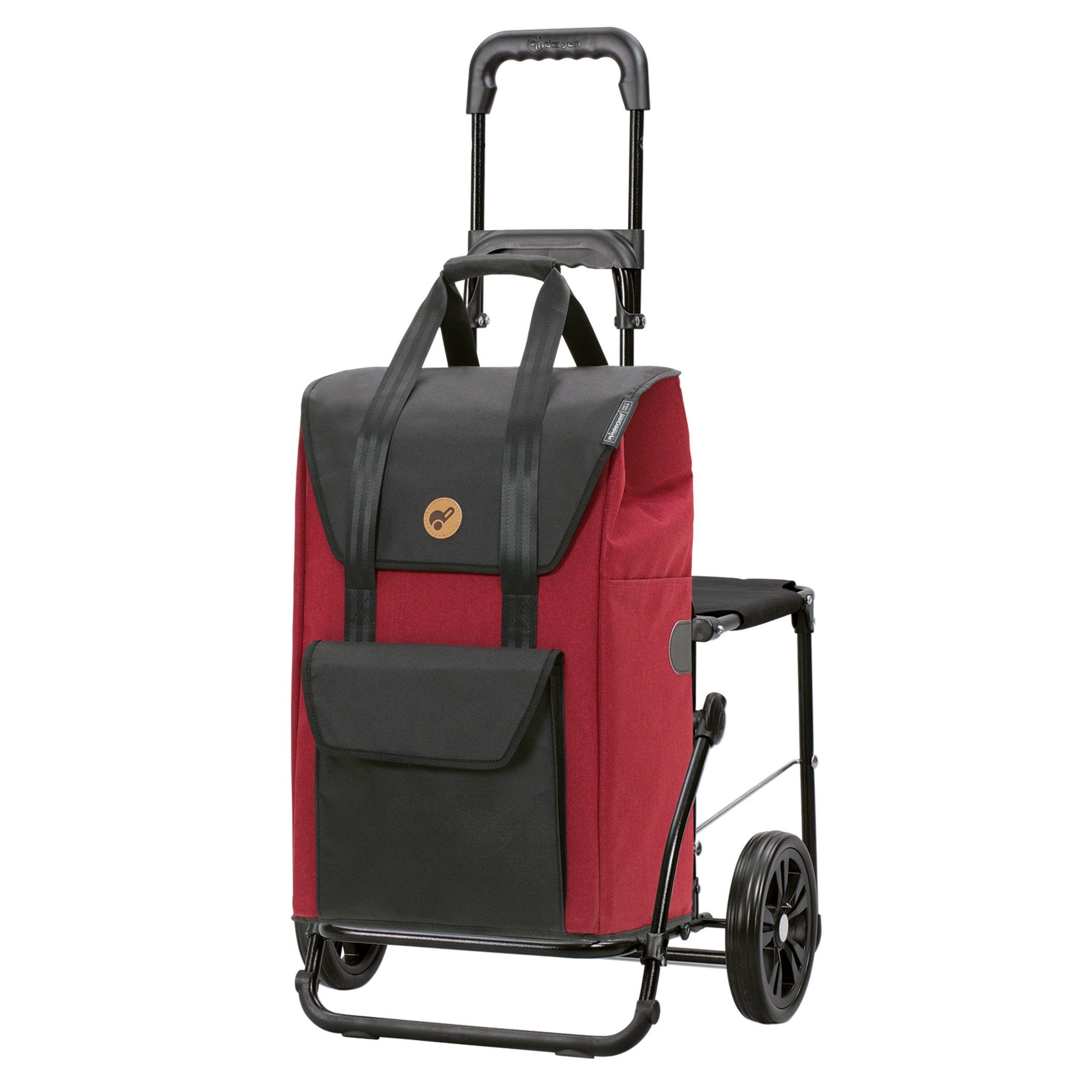 Andersen-Komfort Shopper Senta 2.0 - Rot-shopping-trolley.ch