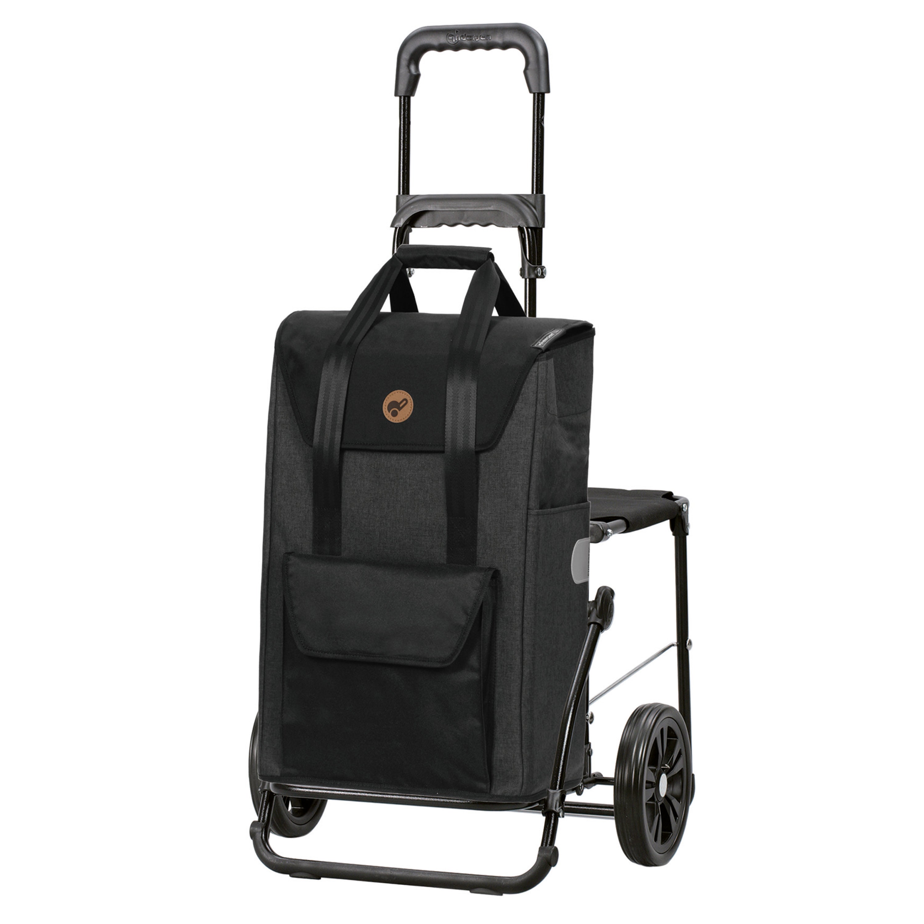 Andersen-Komfort Shopper Senta 2.0 - schwarz-shopping-trolley.ch