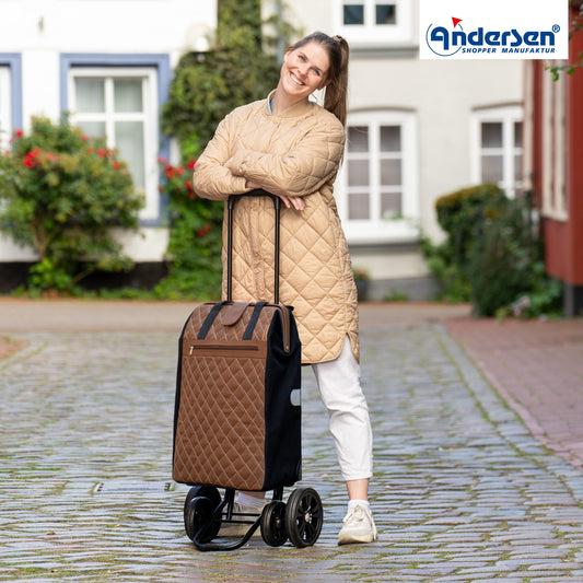 Andersen-Quattro Shopper Inra - braun-shopping-trolley.ch
