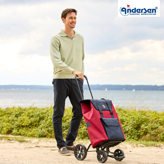 Andersen-Quattro Shopper Senta 2.0 - Rot-shopping-trolley.ch