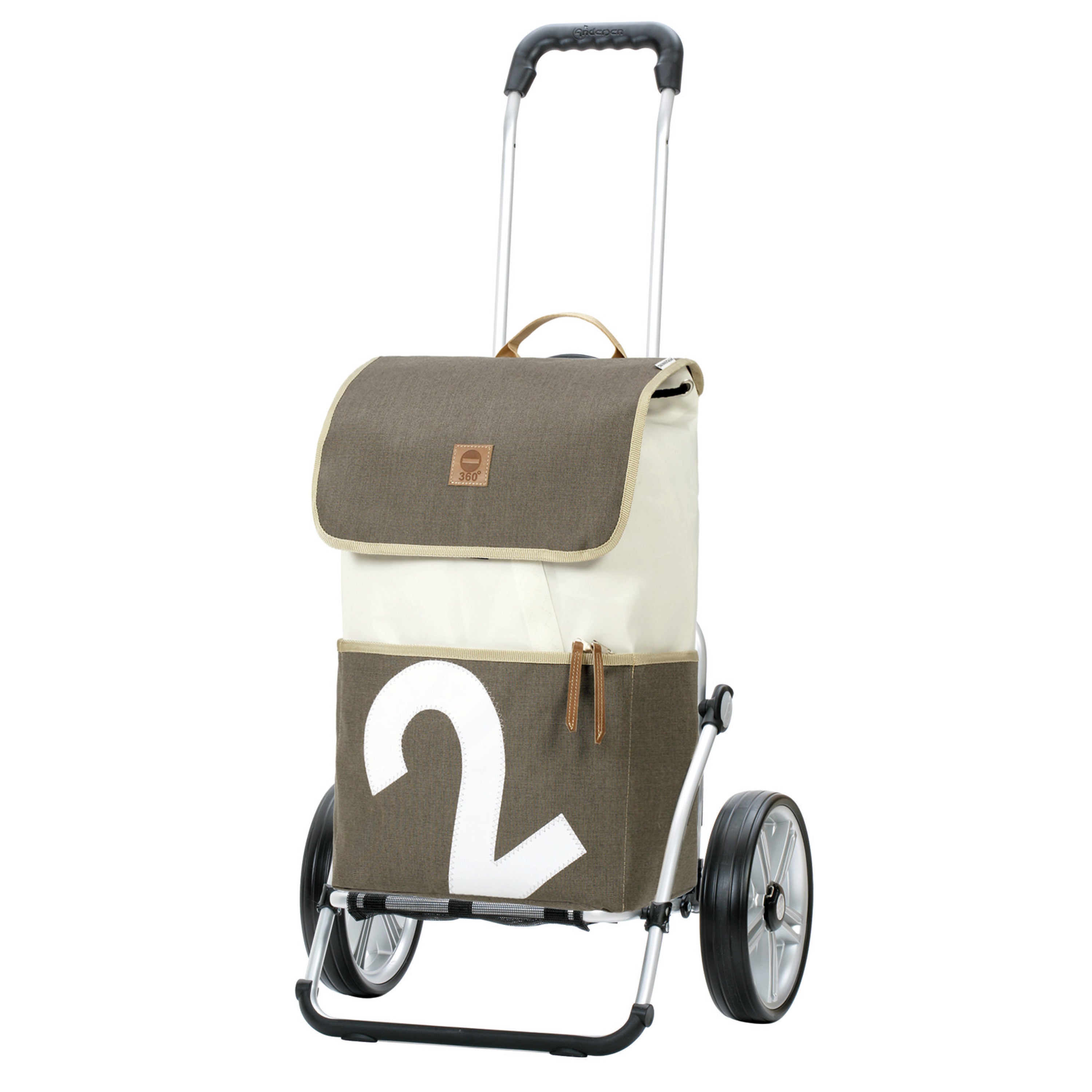 Andersen-Royal Shopper (Kugellagerrad 25 cm) 360° Mole - 2-shopping-trolley.ch