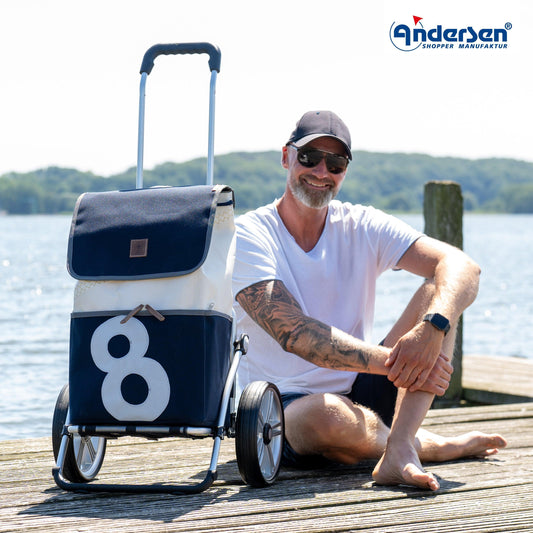 Andersen-Royal Shopper (Kugellagerrad 25 cm) 360° Mole - 8-shopping-trolley.ch