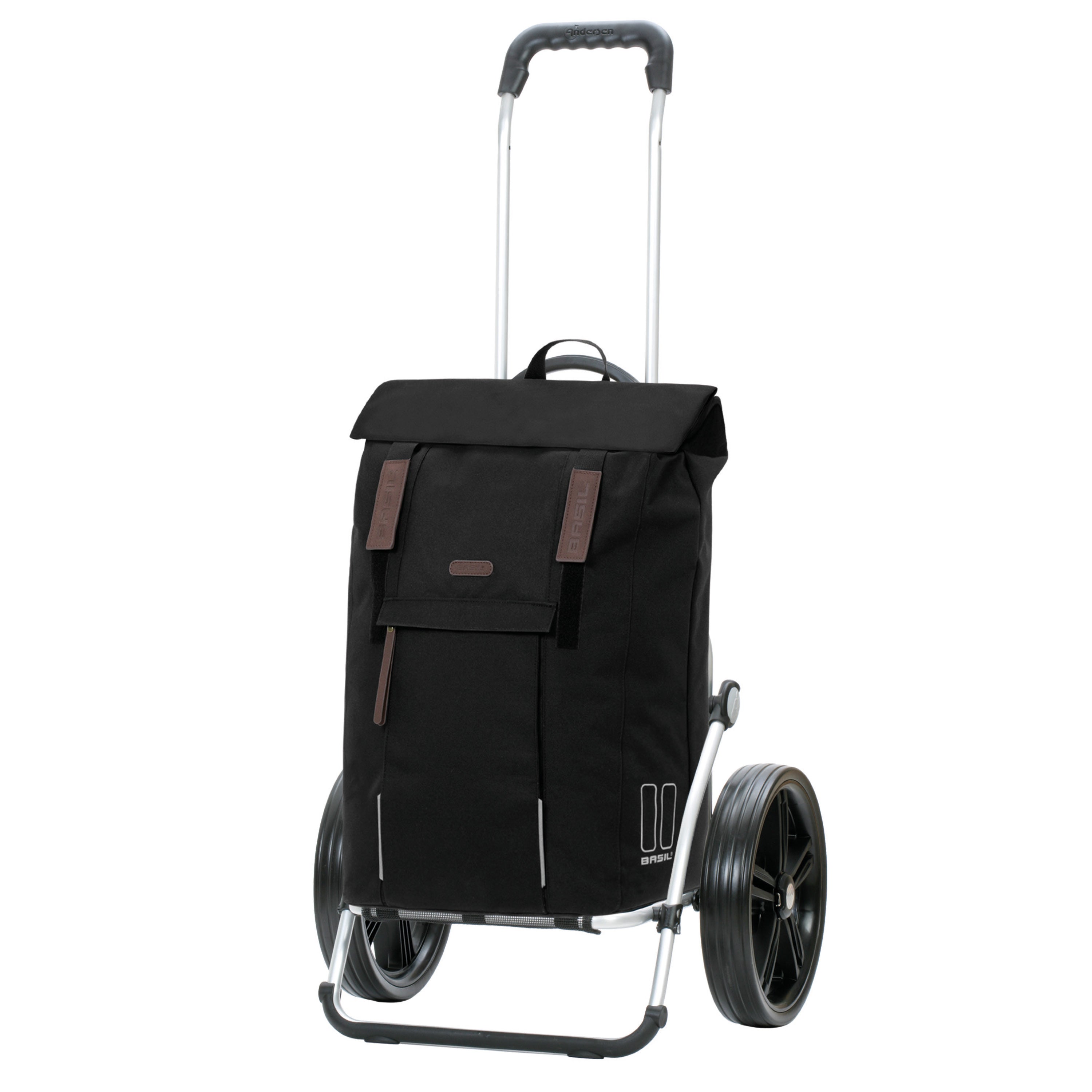 Andersen-Royal Shopper Basil City - Schwarz - Kugellagerrad 29 cm-shopping-trolley.ch