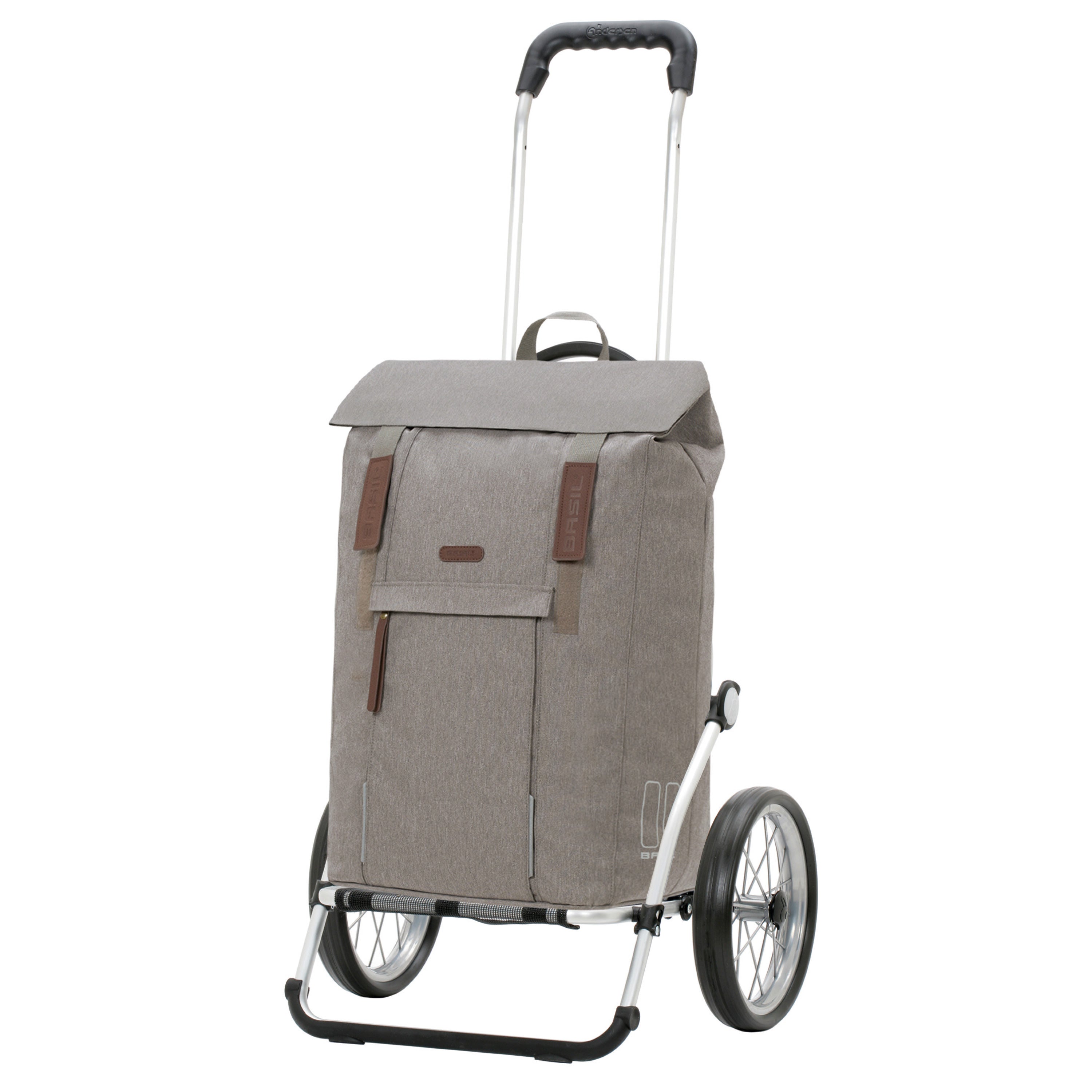 Andersen-Royal Shopper Basil City - Grau - Metallspeichenrad 25 cm-shopping-trolley.ch
