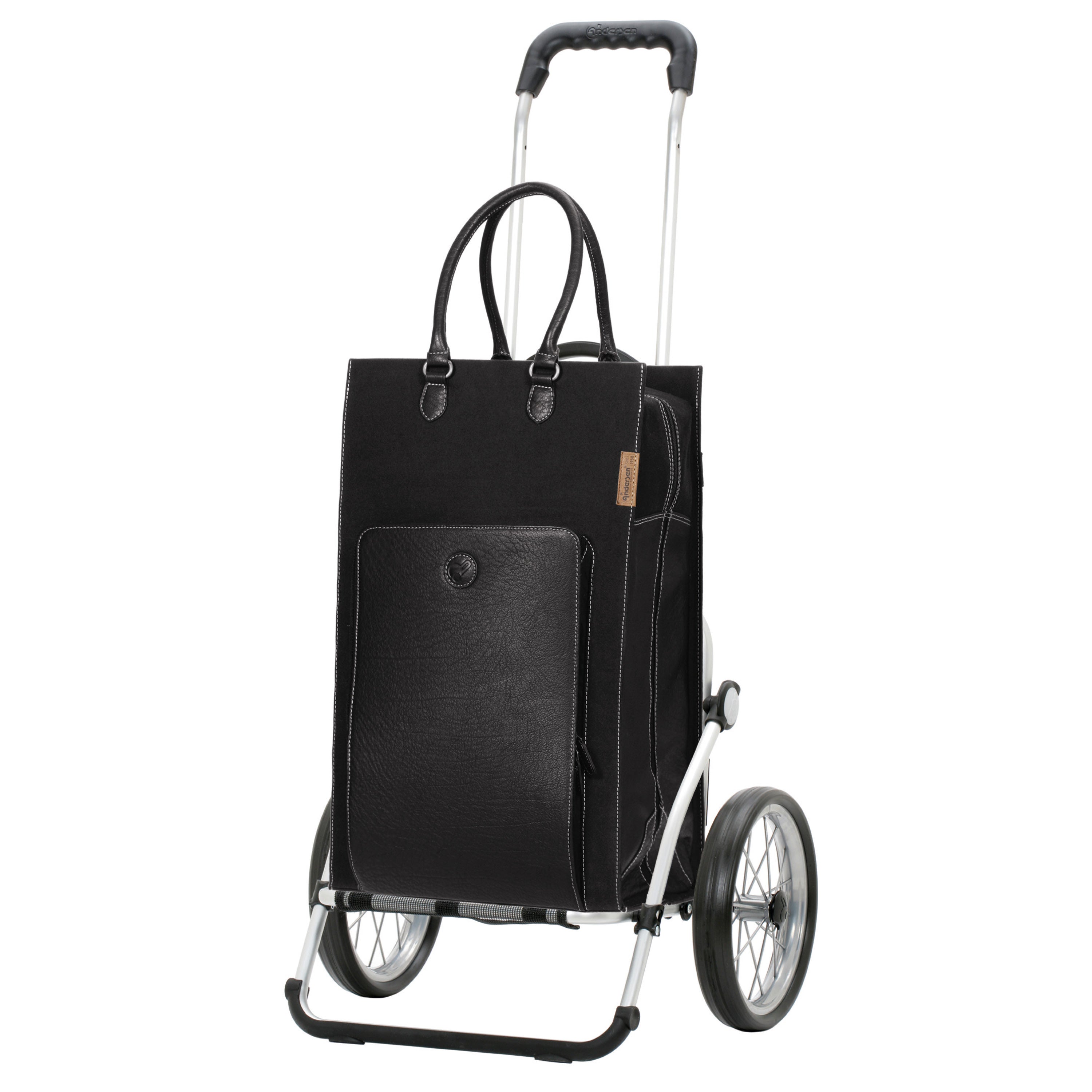 Andersen-Royal Shopper (Metallspeichenrad 25 cm) Charu - schwarz-shopping-trolley.ch