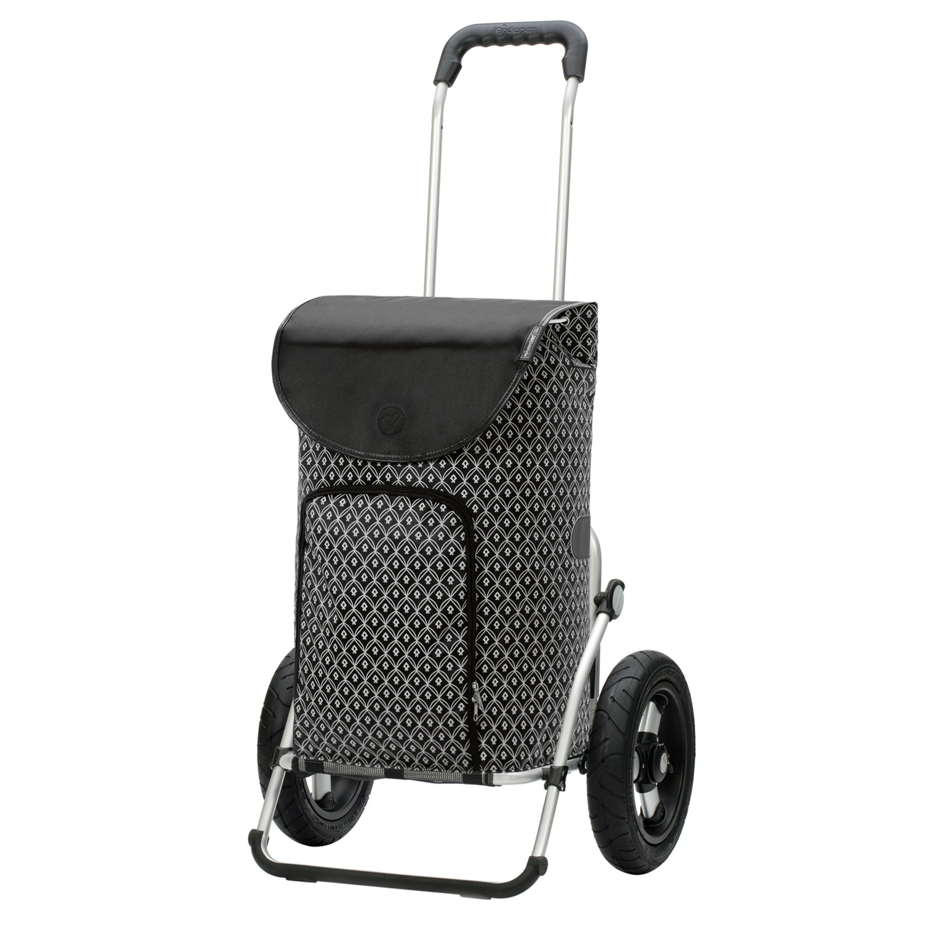 Andersen-Royal Shopper Famke - Schwarz - Luft-Kugellagerrad 29 cm-shopping-trolley.ch