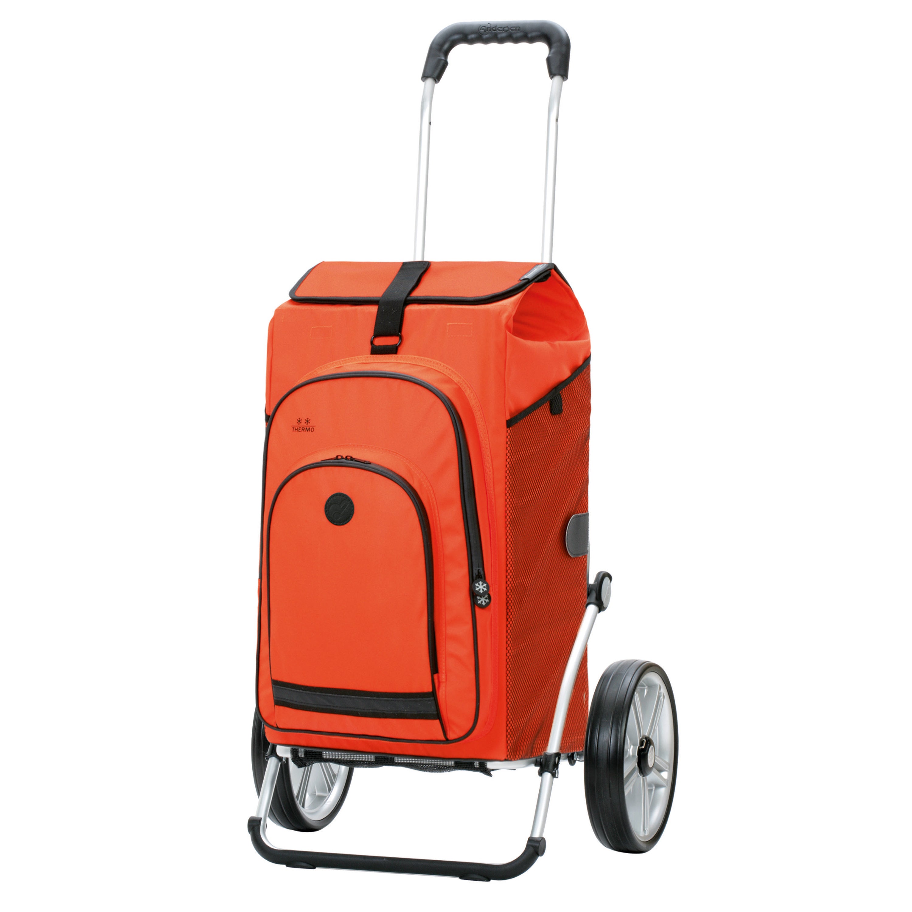 Andersen-Royal Shopper Hydro 3.0 - Orange - Kugellagerrad 25 cm-shopping-trolley.ch