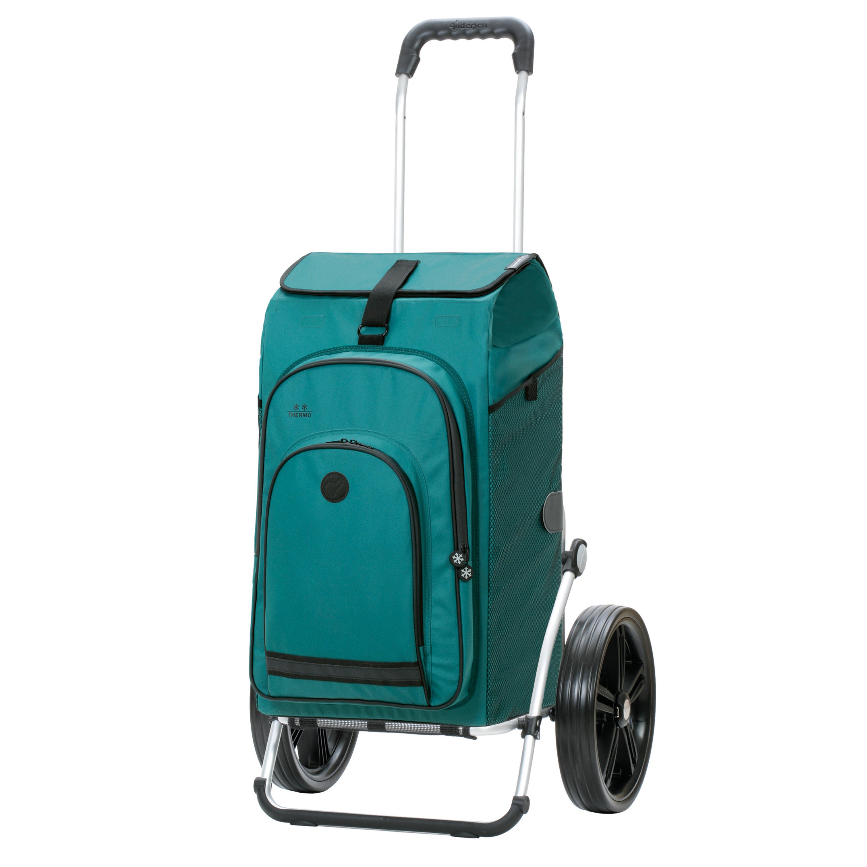 Andersen-Royal Shopper Hydro 3.0 - Petrol - Kugellagerrad 29 cm-shopping-trolley.ch
