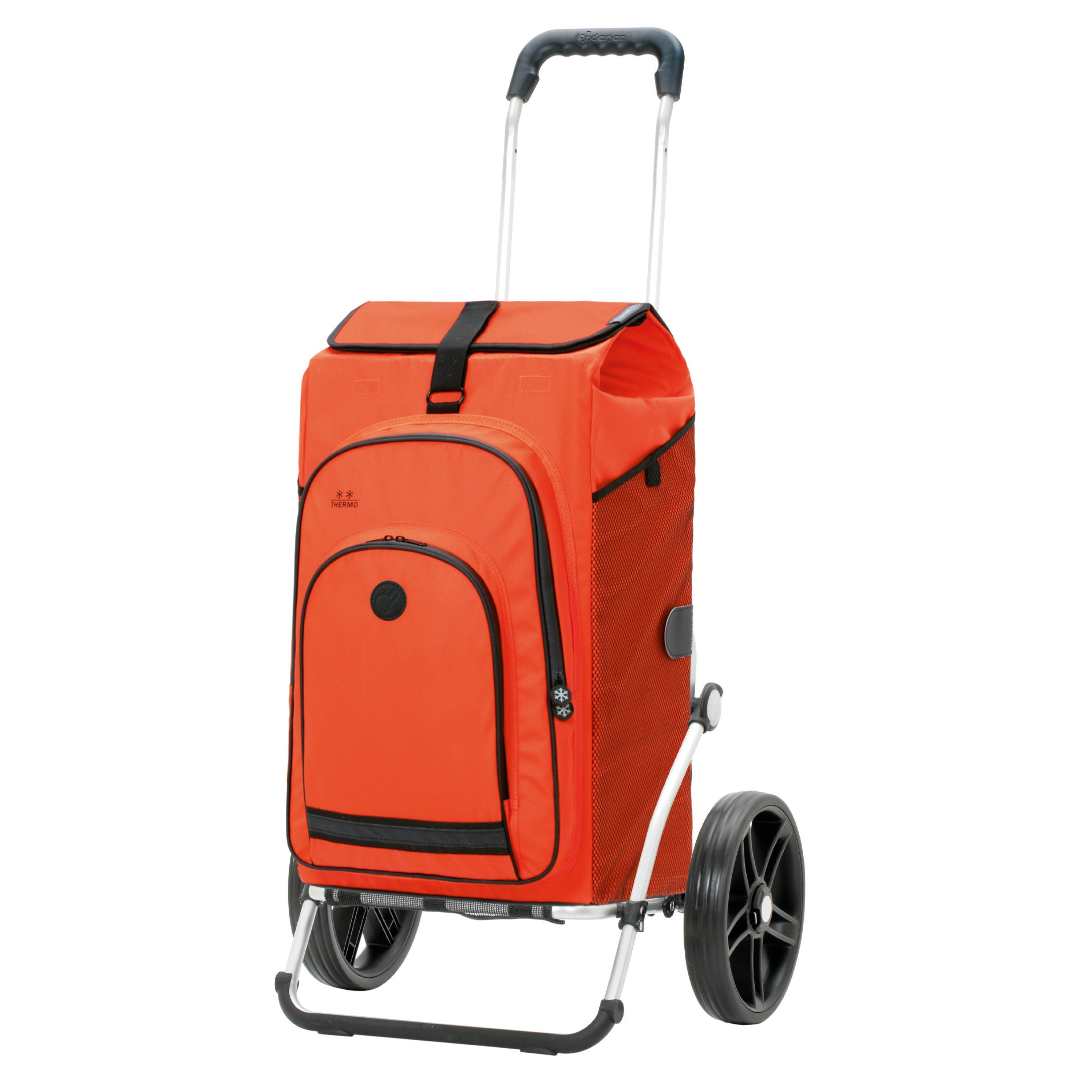Andersen-Royal Shopper Hydro 3.0 - Orange - Leichtlaufrad 25 cm-shopping-trolley.ch