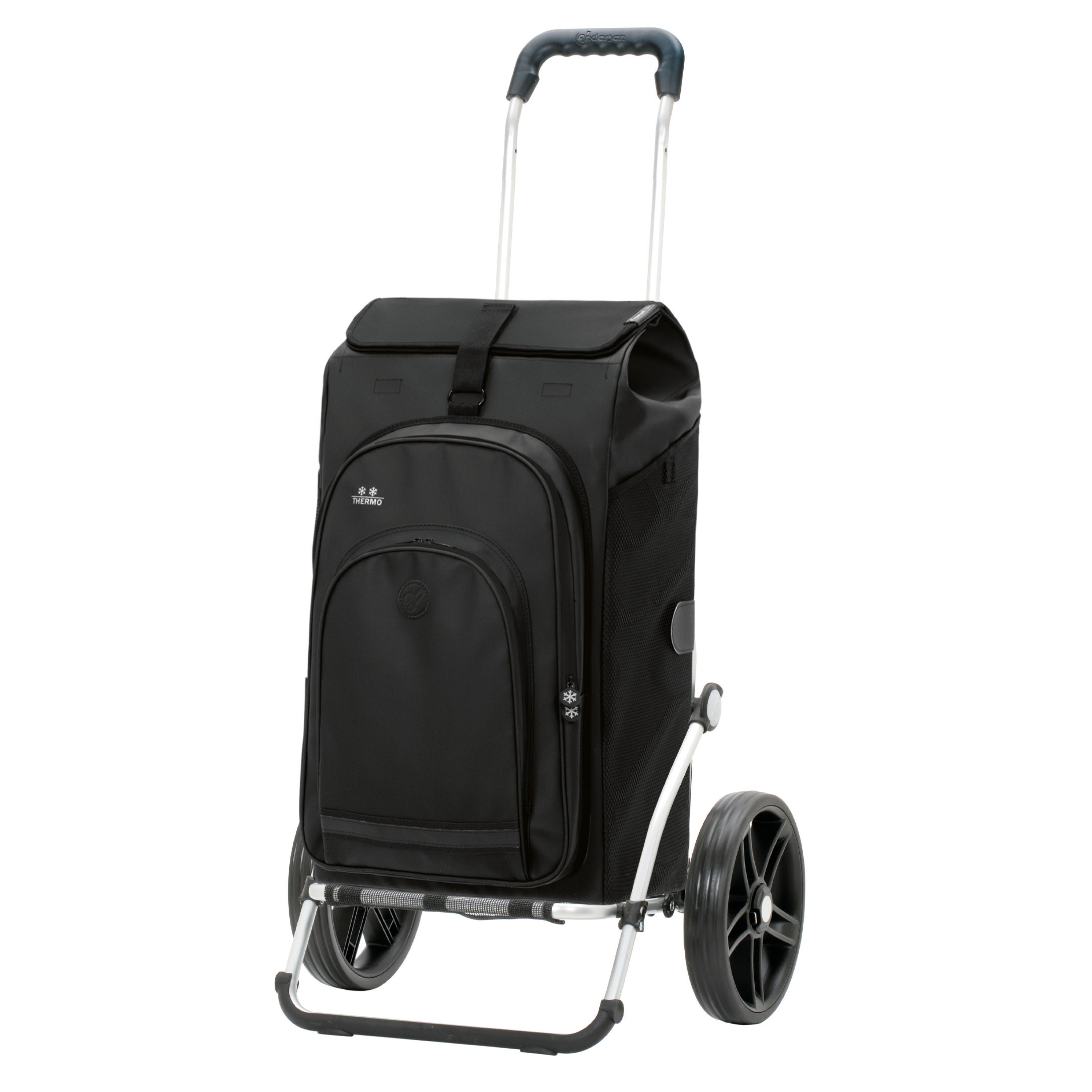 Andersen-Royal Shopper Hydro 3.0 - Schwarz - Leichtlaufrad 25 cm-shopping-trolley.ch