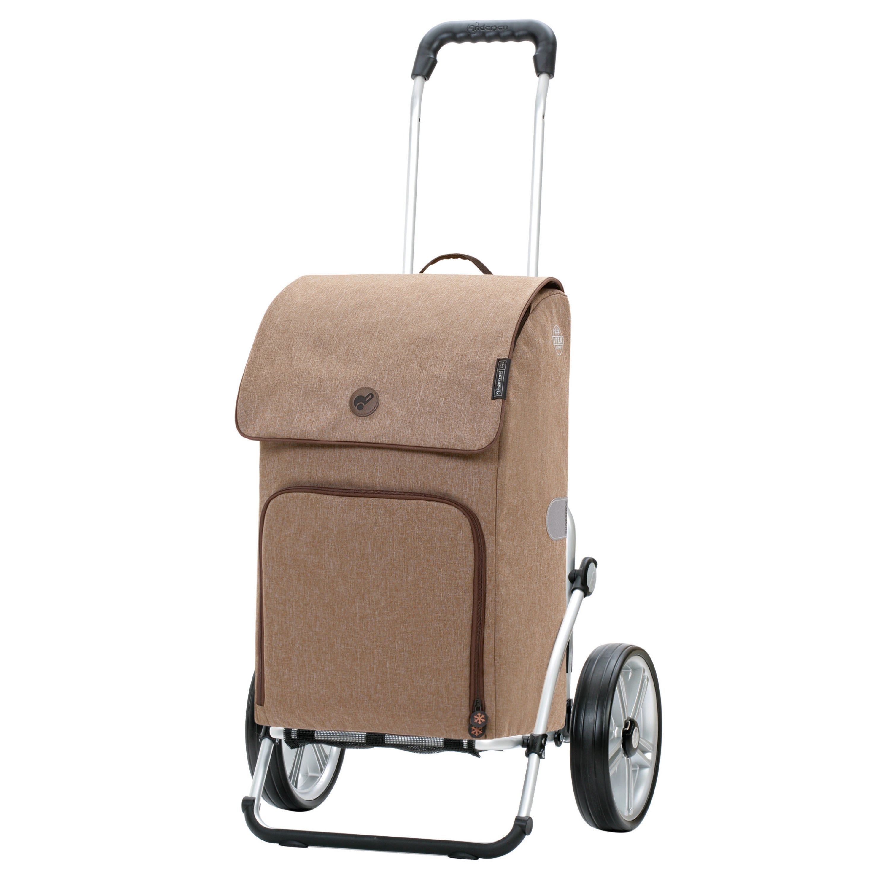 Andersen-Royal Shopper Ipek Maxi - Sand - Kugellagerrad 25 cm-shopping-trolley.ch