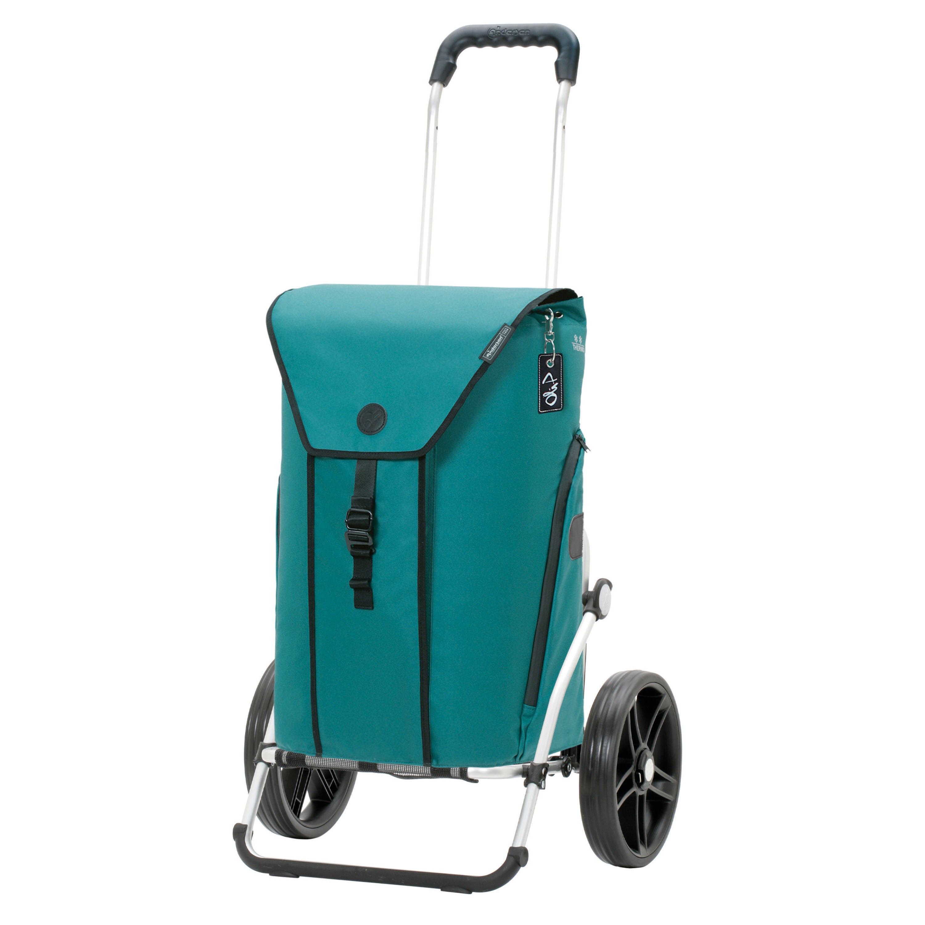Andersen-Royal Shopper Oli.P 3.0 - Petrol - Leichtlaufrad 25 cm-shopping-trolley.ch