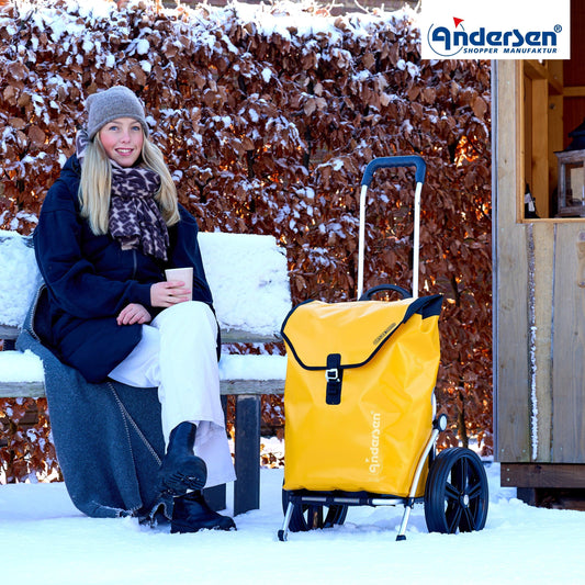 Andersen-Royal Shopper (Kugellagerrad 29 cm) Ortlieb - gelb-shopping-trolley.ch