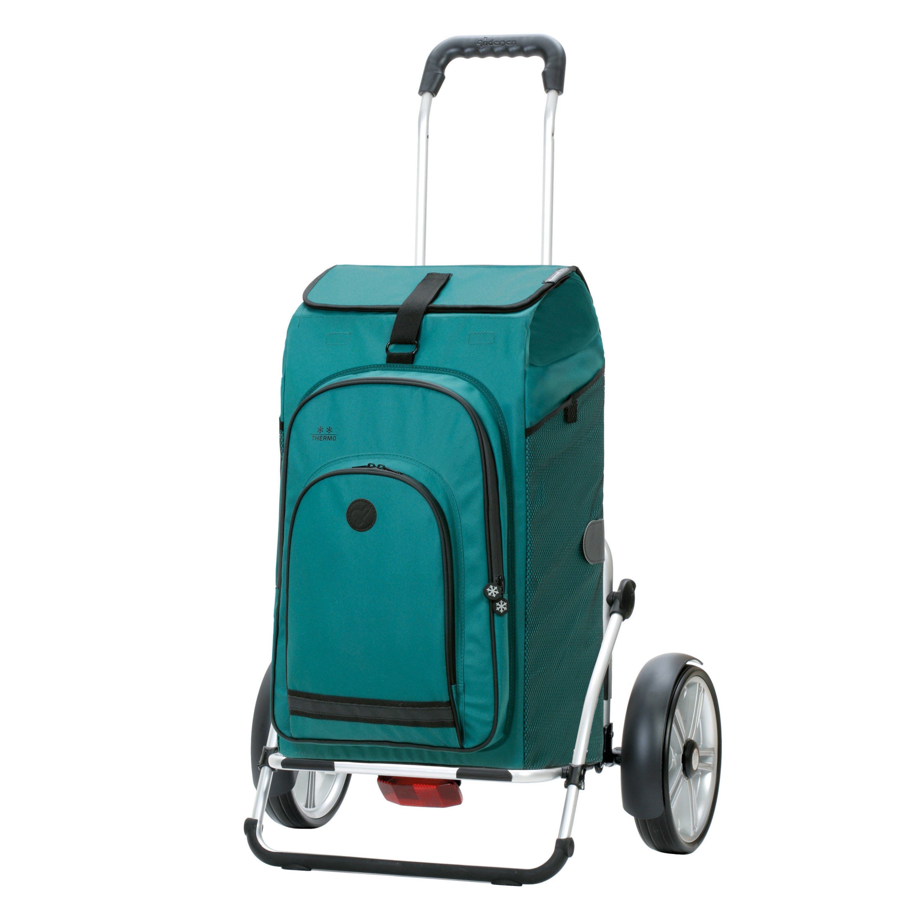 Andersen-Royal Shopper Plus Hydro 3.0 - Petrol - Kugellagerrad 25 cm-shopping-trolley.ch