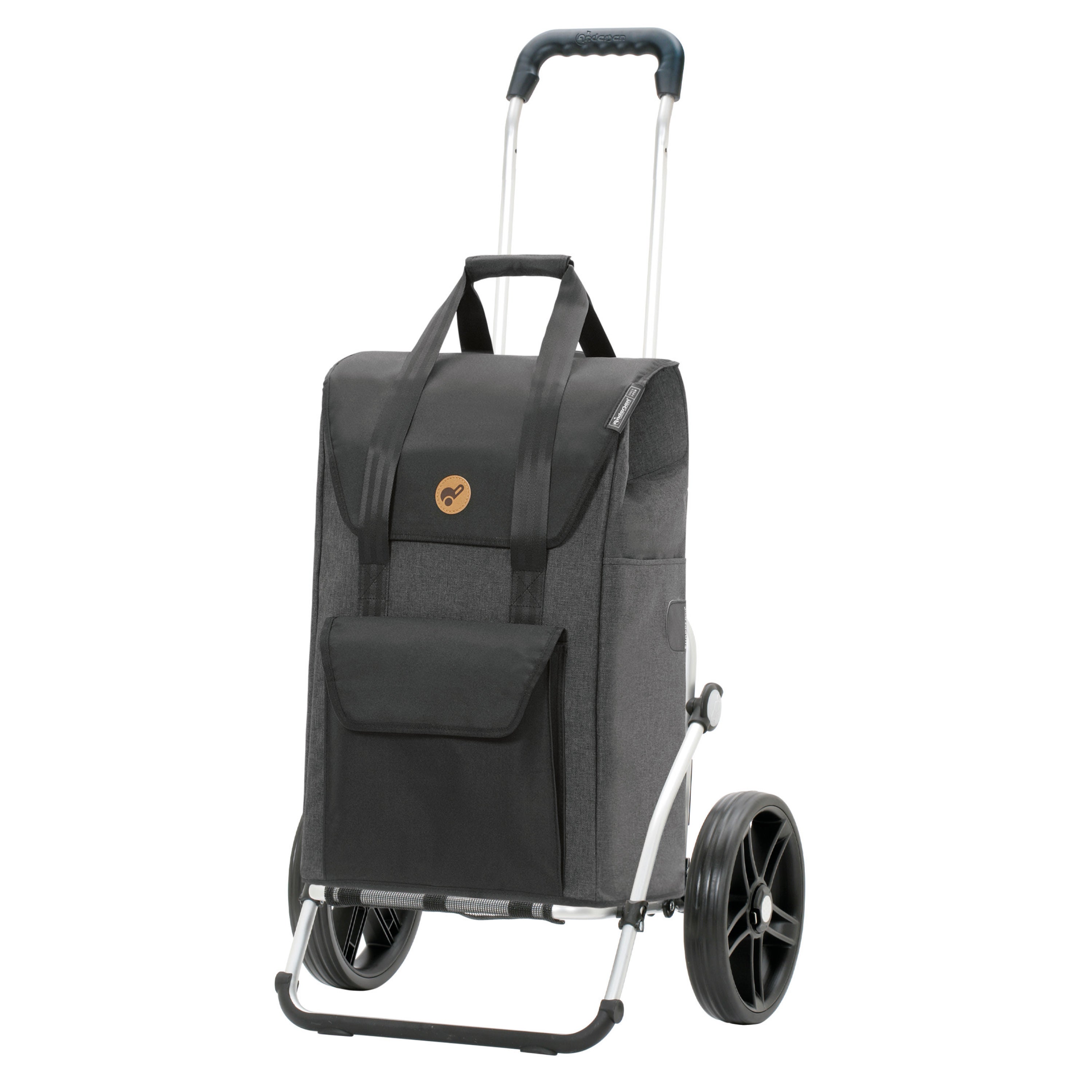 Andersen-Royal Shopper (Dreispeichenrad 25 cm) Senta 2.0 - schwarz-shopping-trolley.ch