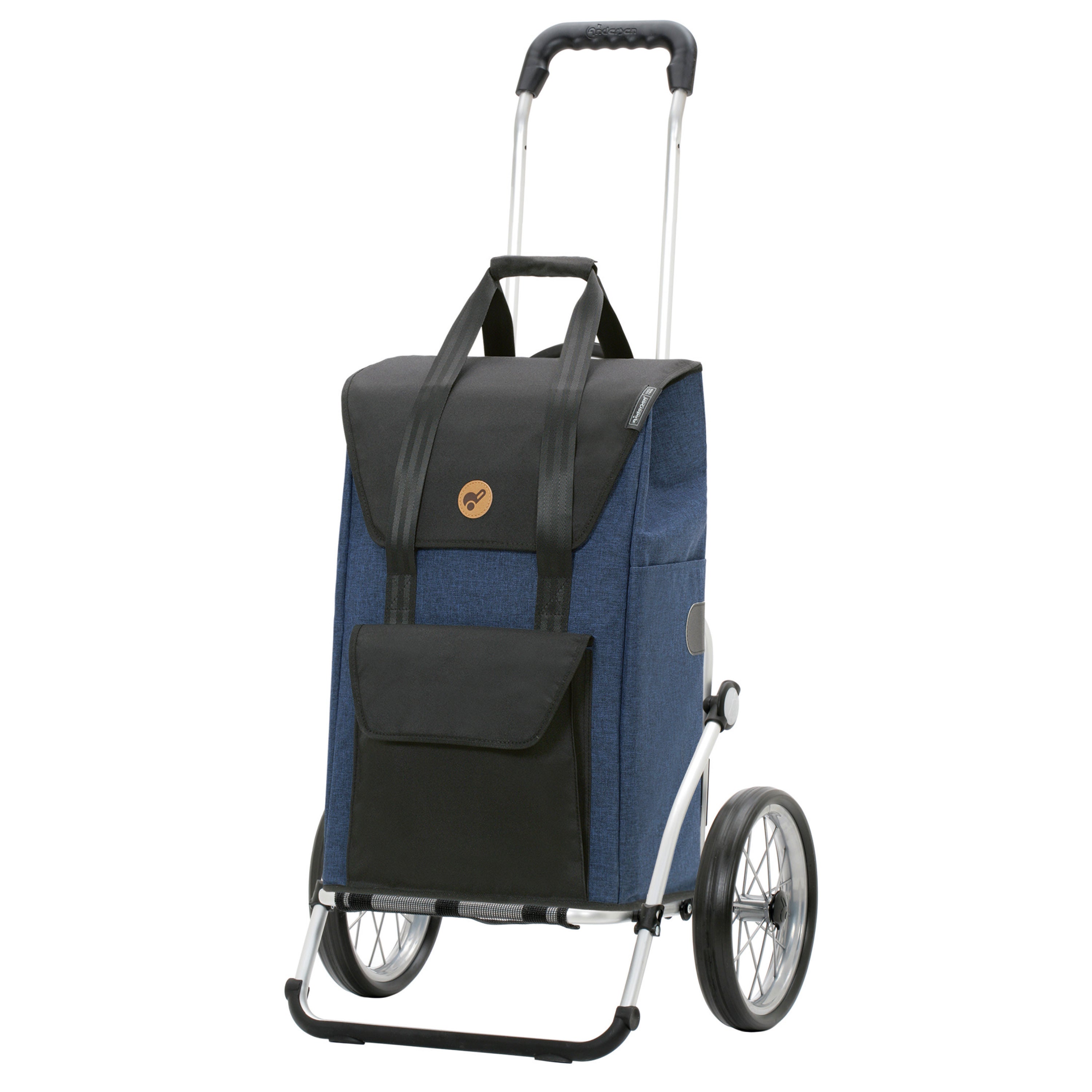 Andersen-Royal Shopper Senta 2.0 - Blau - Metallspeichenrad 25 cm-shopping-trolley.ch