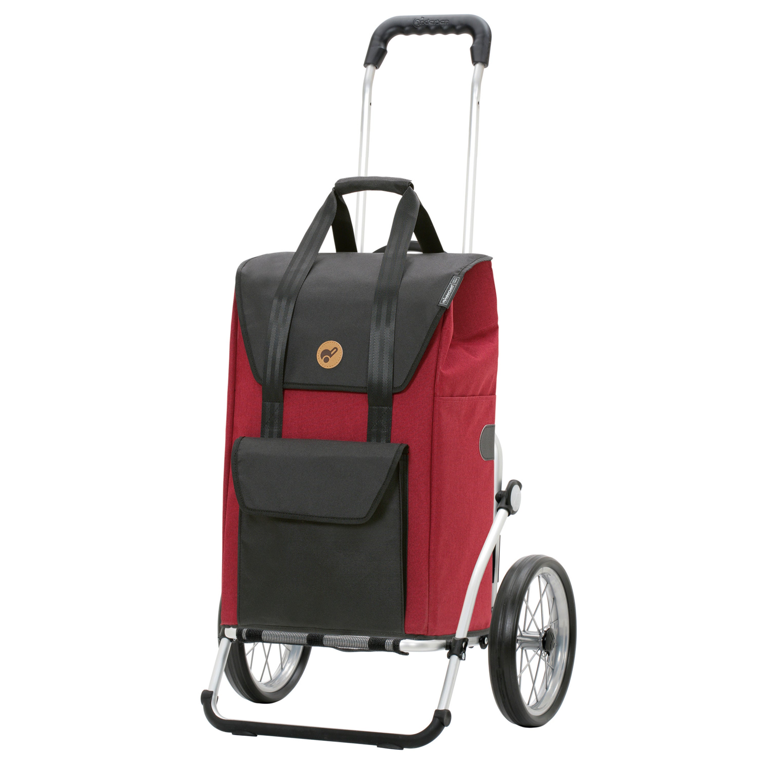 Andersen-Royal Shopper Senta 2.0 - Rot - Metallspeichenrad 25 cm-shopping-trolley.ch