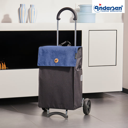 Andersen-Scala Shopper Hera - Blau-shopping-trolley.ch