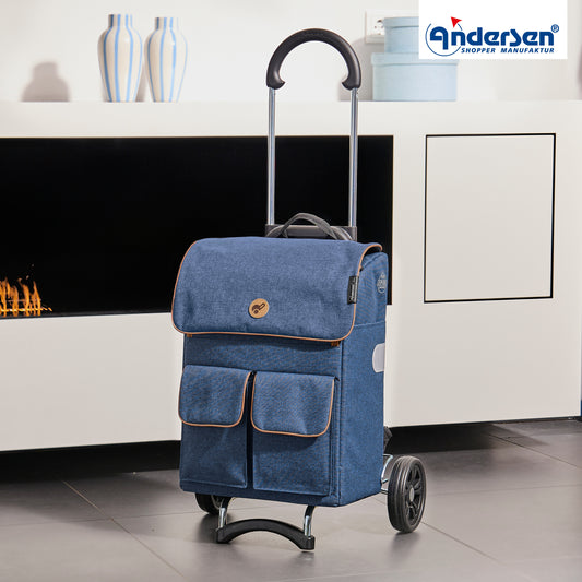 Andersen-Scala Shopper Ipek Mini - Blau-shopping-trolley.ch