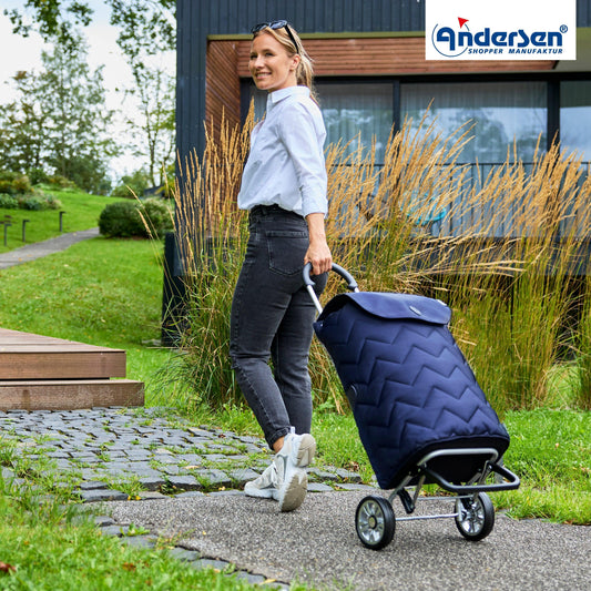 Andersen-Scala Shopper Plus Hilma - Blau-shopping-trolley.ch