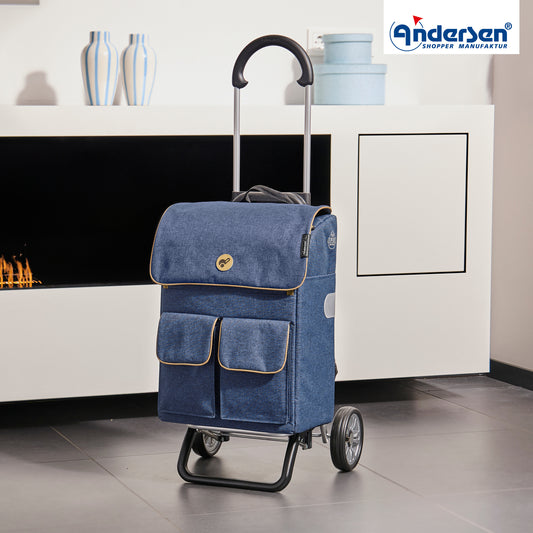 Andersen-Scala Shopper Plus Ipek Mini - Blau-shopping-trolley.ch