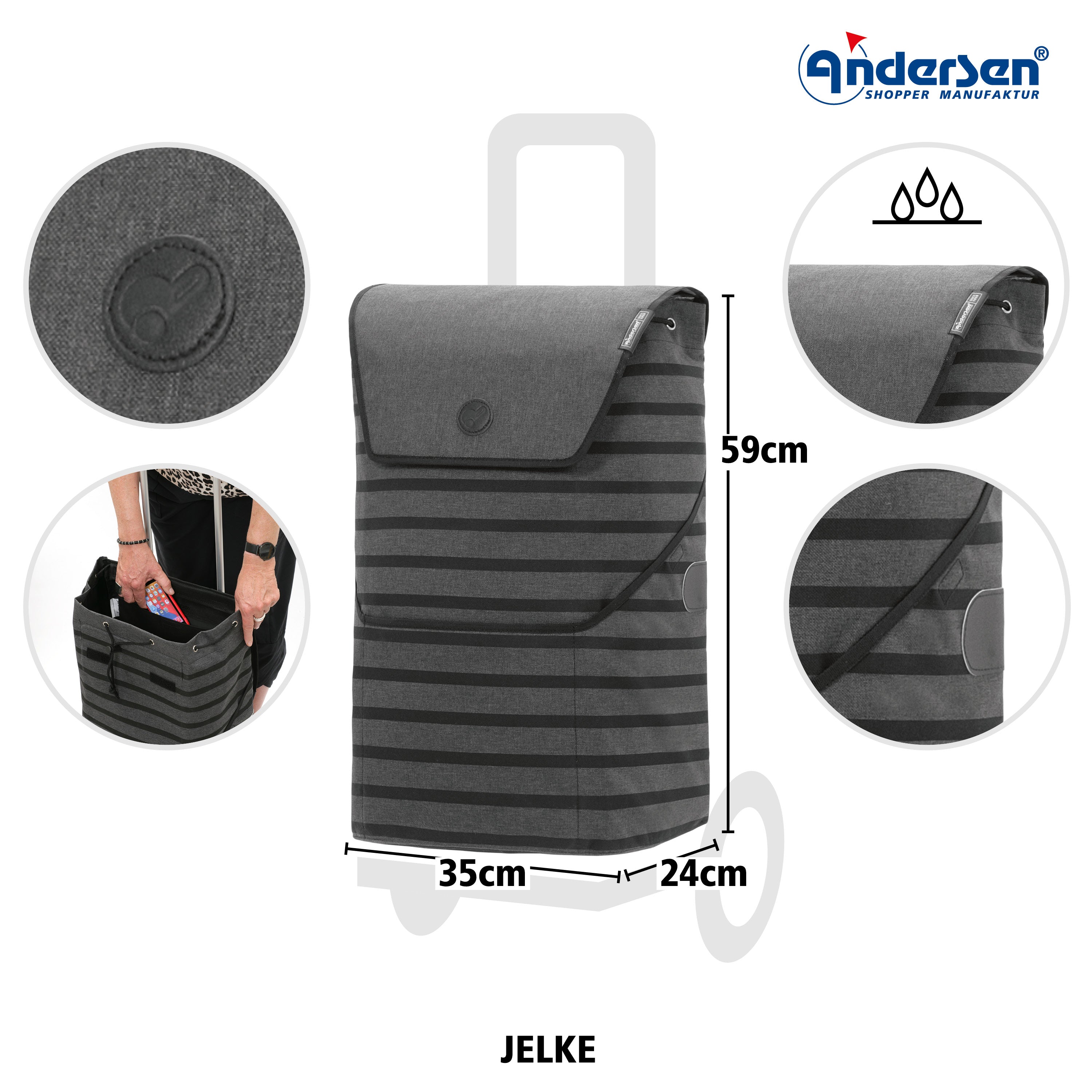 Tasche Jelke - Anthrazit