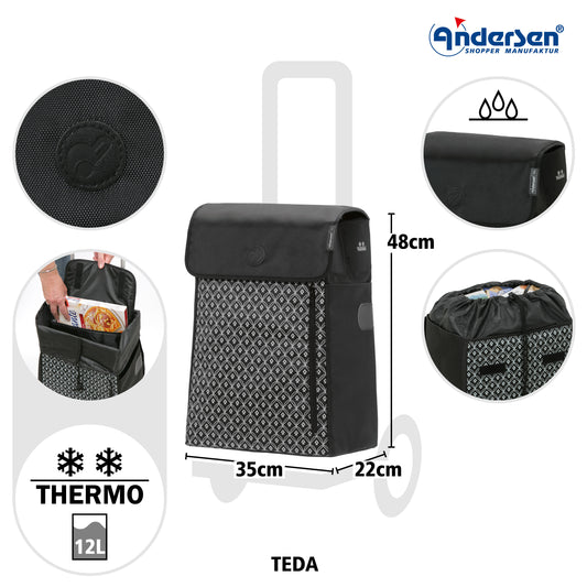 Tasche Teda - Schwarz