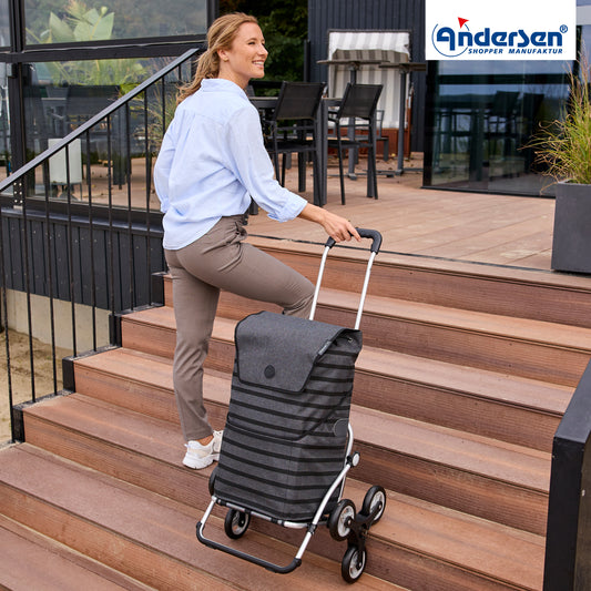 Andersen-Treppensteiger Royal Shopper Jelke - Anthrazit-shopping-trolley.ch