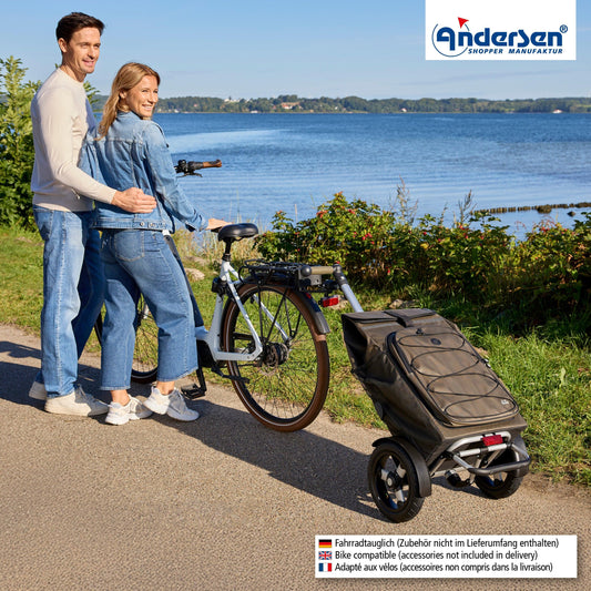 Andersen-Tura Shopper Fado 3.0 - Oliv - Luft-Kugellagerrad 29 cm-shopping-trolley.ch