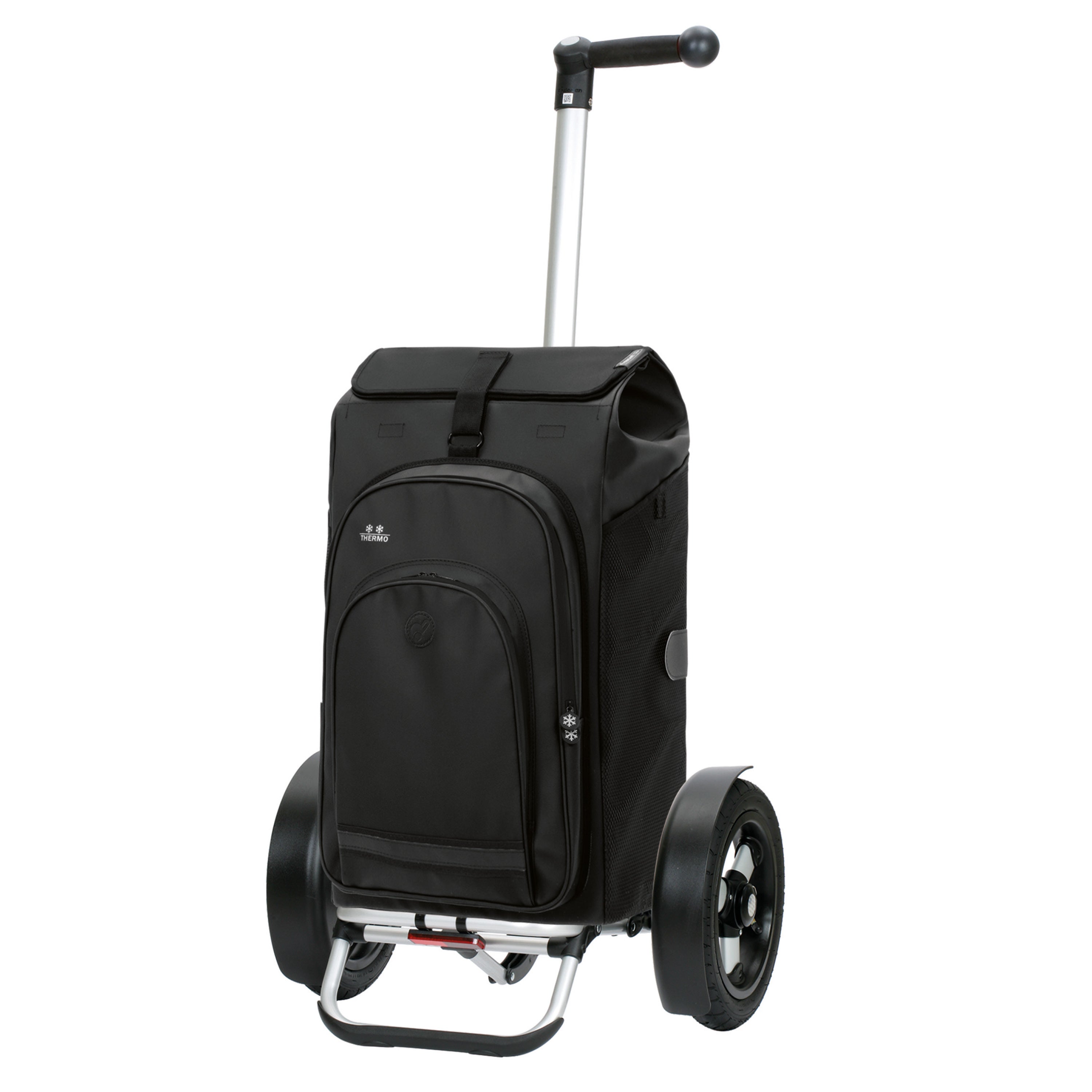 Andersen-Tura Shopper Hydro 3.0 - Schwarz - Luft-Kugellagerrad 29 cm-shopping-trolley.ch