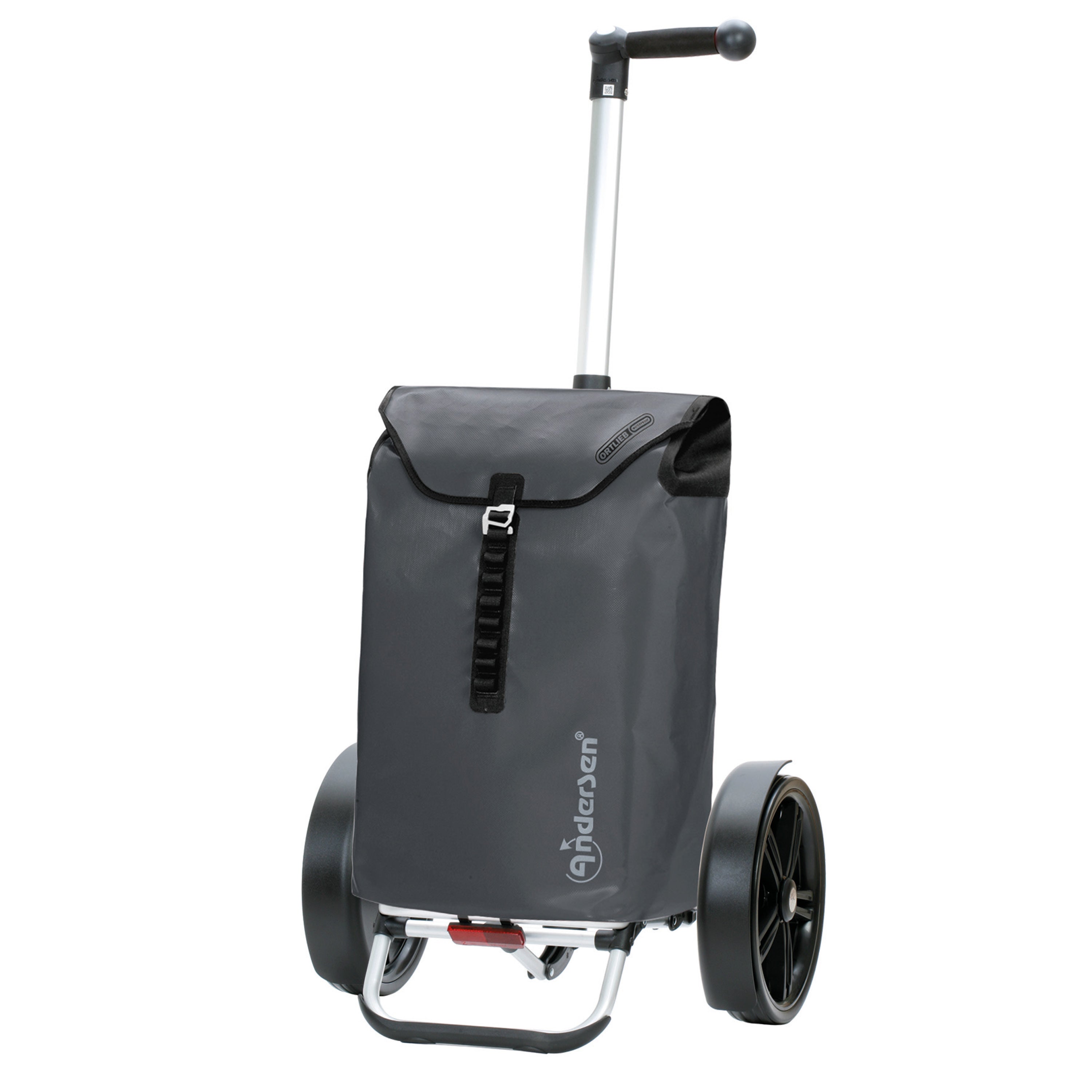 Andersen-Tura Shopper (Kugellagerrad 29 cm) Ortlieb - anthrazit-shopping-trolley.ch