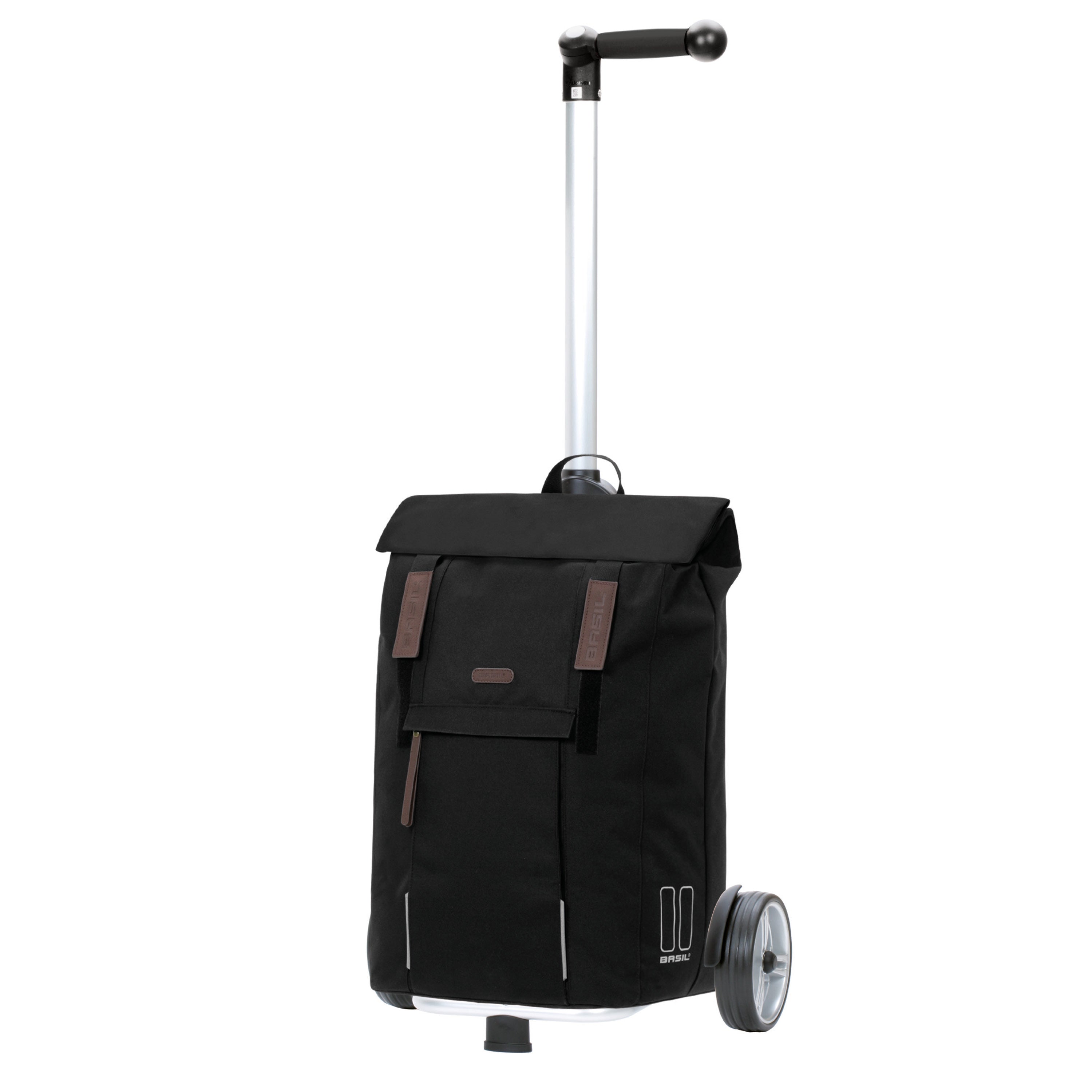 Andersen-Unus Shopper Basil City - Schwarz-shopping-trolley.ch