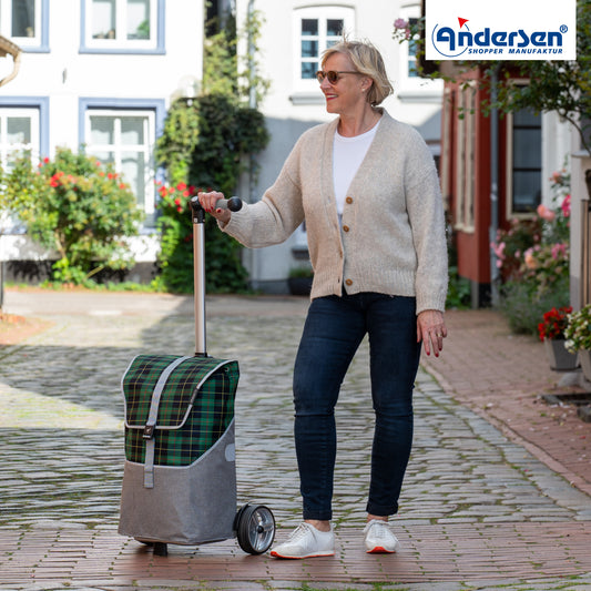 Andersen-Unus Shopper Gese - grün-shopping-trolley.ch