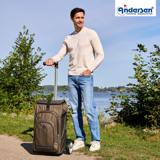 Andersen-Unus Shopper Hydro 3.0 - Oliv-shopping-trolley.ch