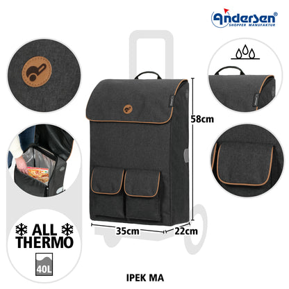 Komfort Shopper Ipek Mo black