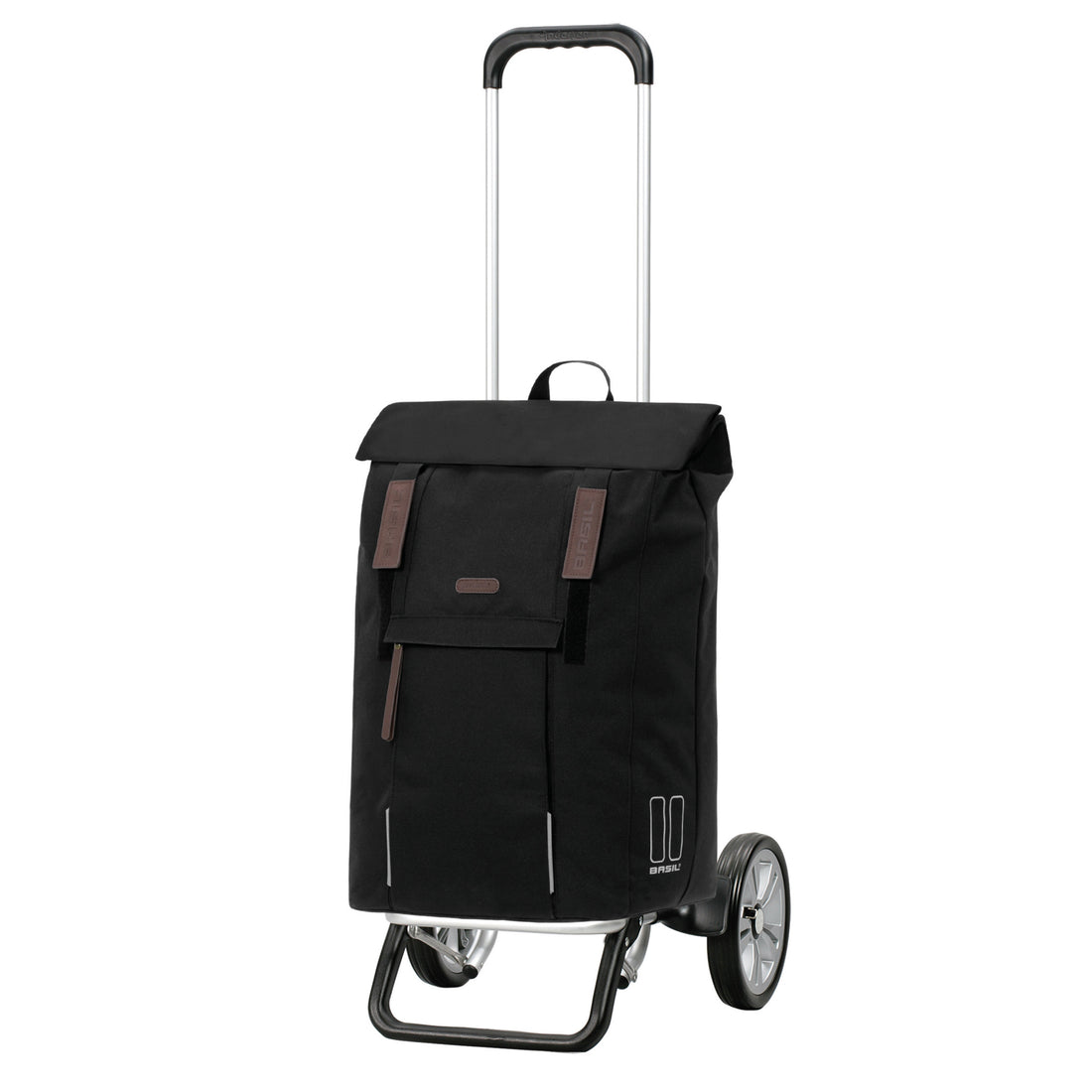 Andersen-Alu Star Shopper Basil City - Schwarz-shopping-trolley.ch