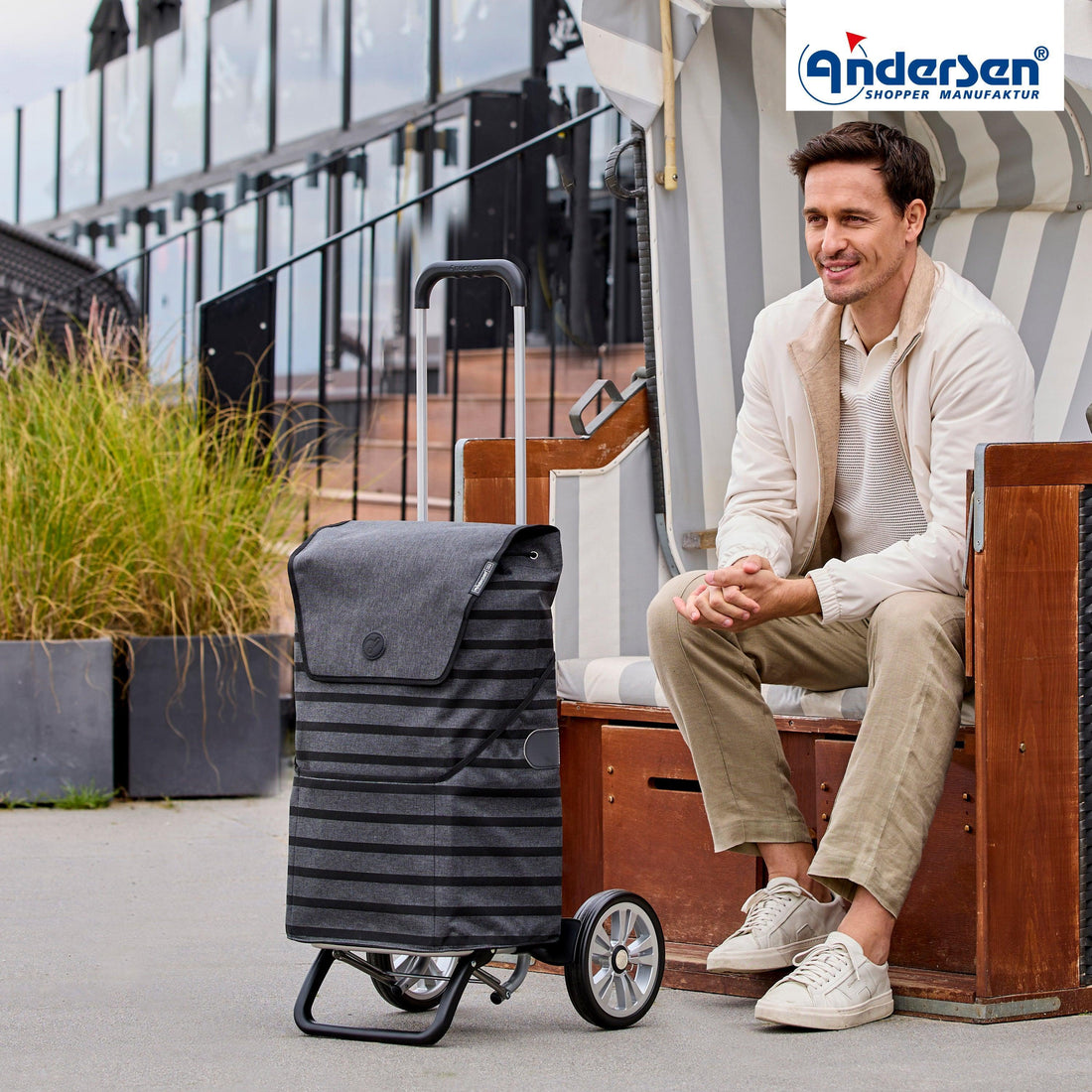 Andersen-Alu Star Shopper Jelke - Anthrazit-shopping-trolley.ch