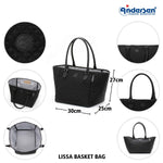 Lissa Basket Bag - Schwarz