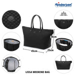 Lissa Weekend Bag - Schwarz