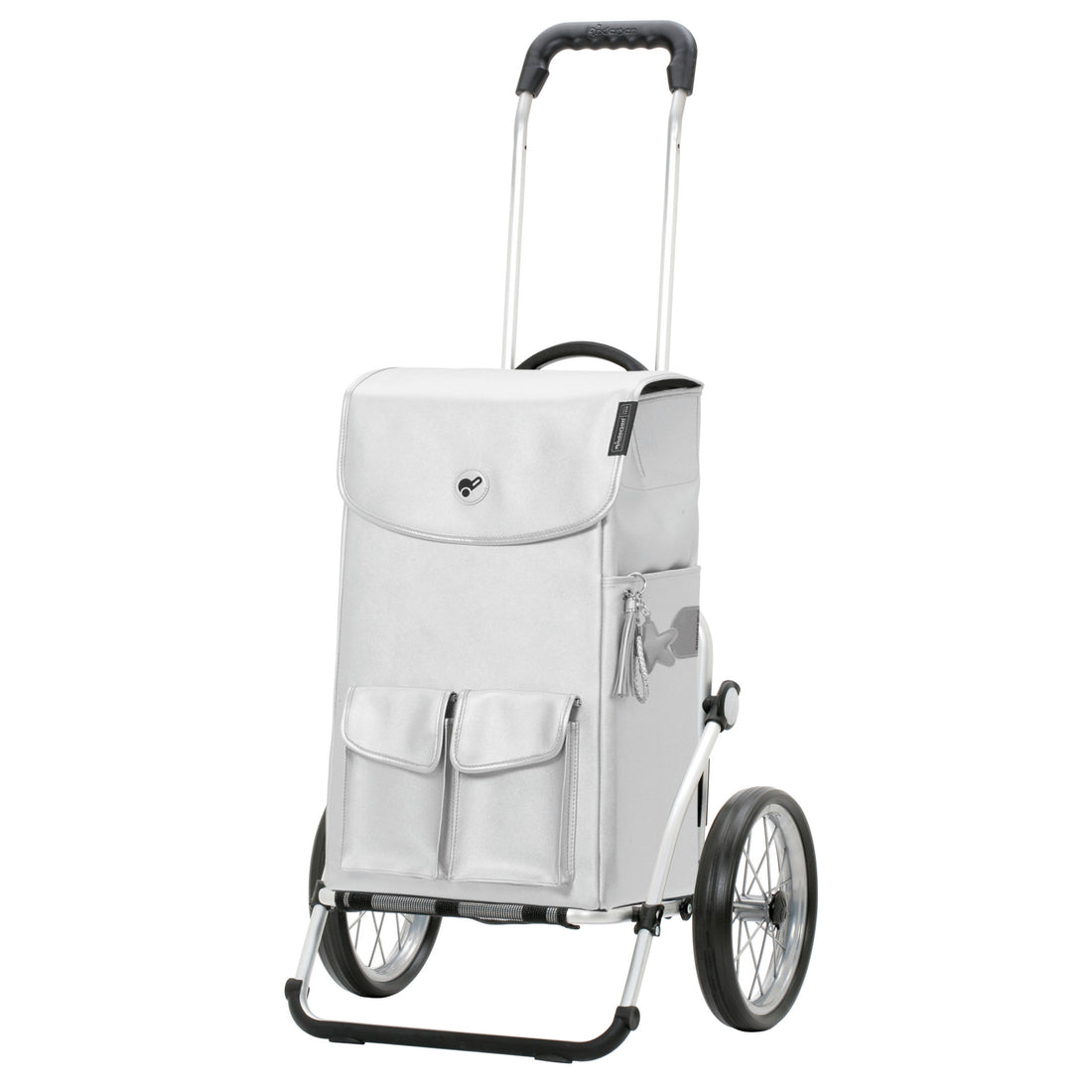 Andersen-Royal Shopper Abbo - Silber - Metallspeichenrad 25 cm-shopping-trolley.ch