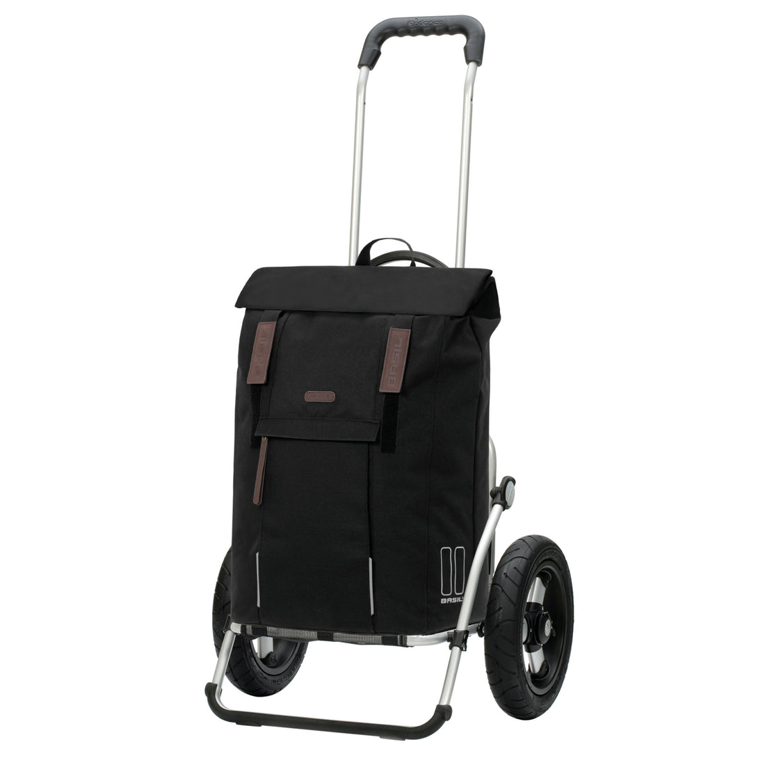 Andersen-Royal Shopper Basil City - Schwarz - Luft-Kugellagerrad 29 cm-shopping-trolley.ch
