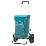 Andersen-Royal Shopper Famke - Petrol - Luft-Kugellagerrad 25 cm-shopping-trolley.ch