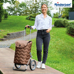 Andersen-Royal Shopper Hilma - Mousse - Metallspeichenrad 25 cm-shopping-trolley.ch