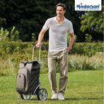 Andersen-Royal Shopper Hydro 3.0 - Oliv - Kugellagerrad 25 cm-shopping-trolley.ch