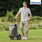 Andersen-Royal Shopper Hydro 3.0 - Oliv - Kugellagerrad 29 cm-shopping-trolley.ch
