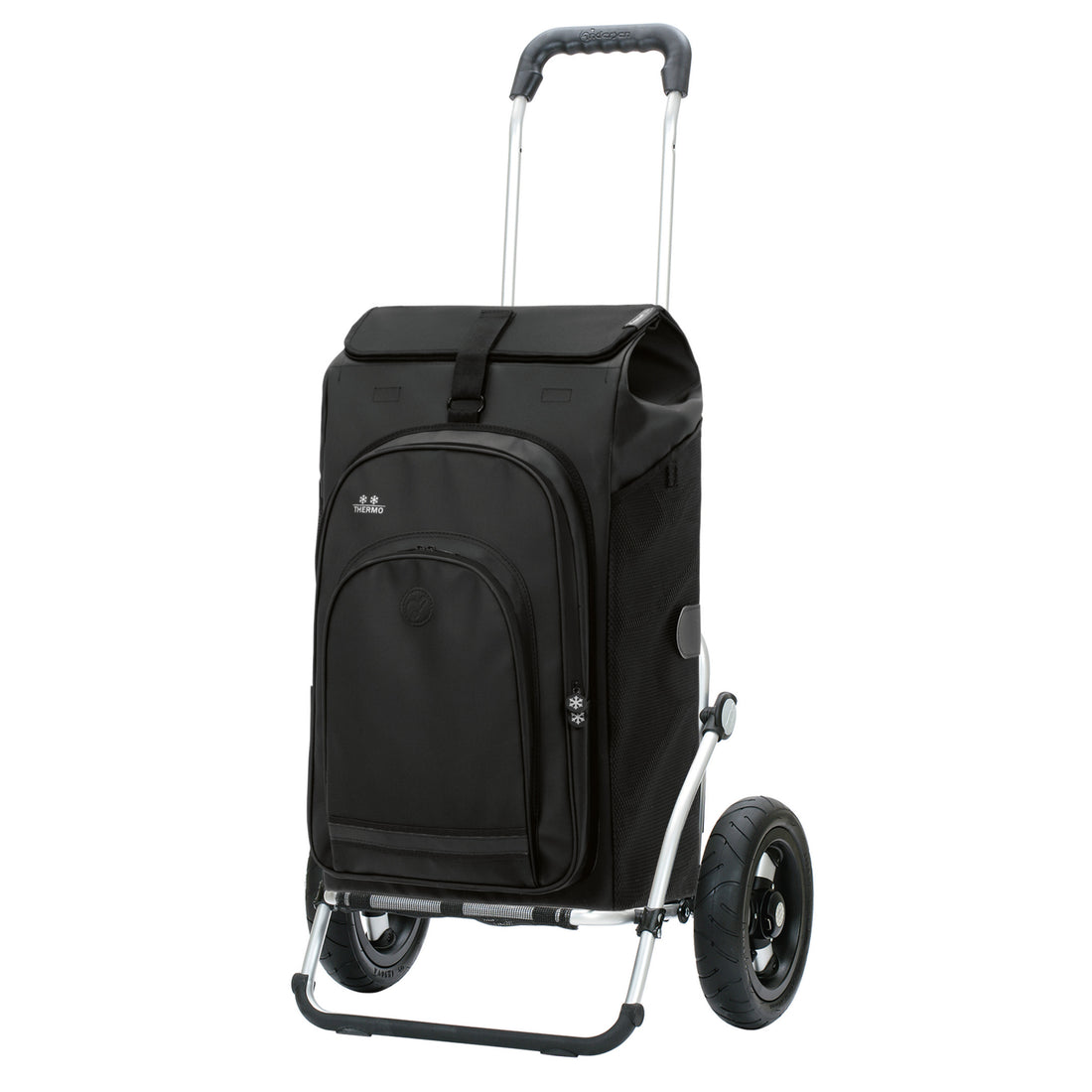 Andersen-Royal Shopper Hydro 3.0 - Schwarz - Luft-Kugellagerrad 25 cm-shopping-trolley.ch