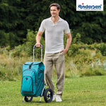 Andersen-Royal Shopper Hydro 3.0 - Petrol - Luft-Kugellagerrad 29 cm-shopping-trolley.ch
