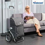 Royal Shopper Ipek Maxi - Anthrazit - Metallspeichenrad 25 cm